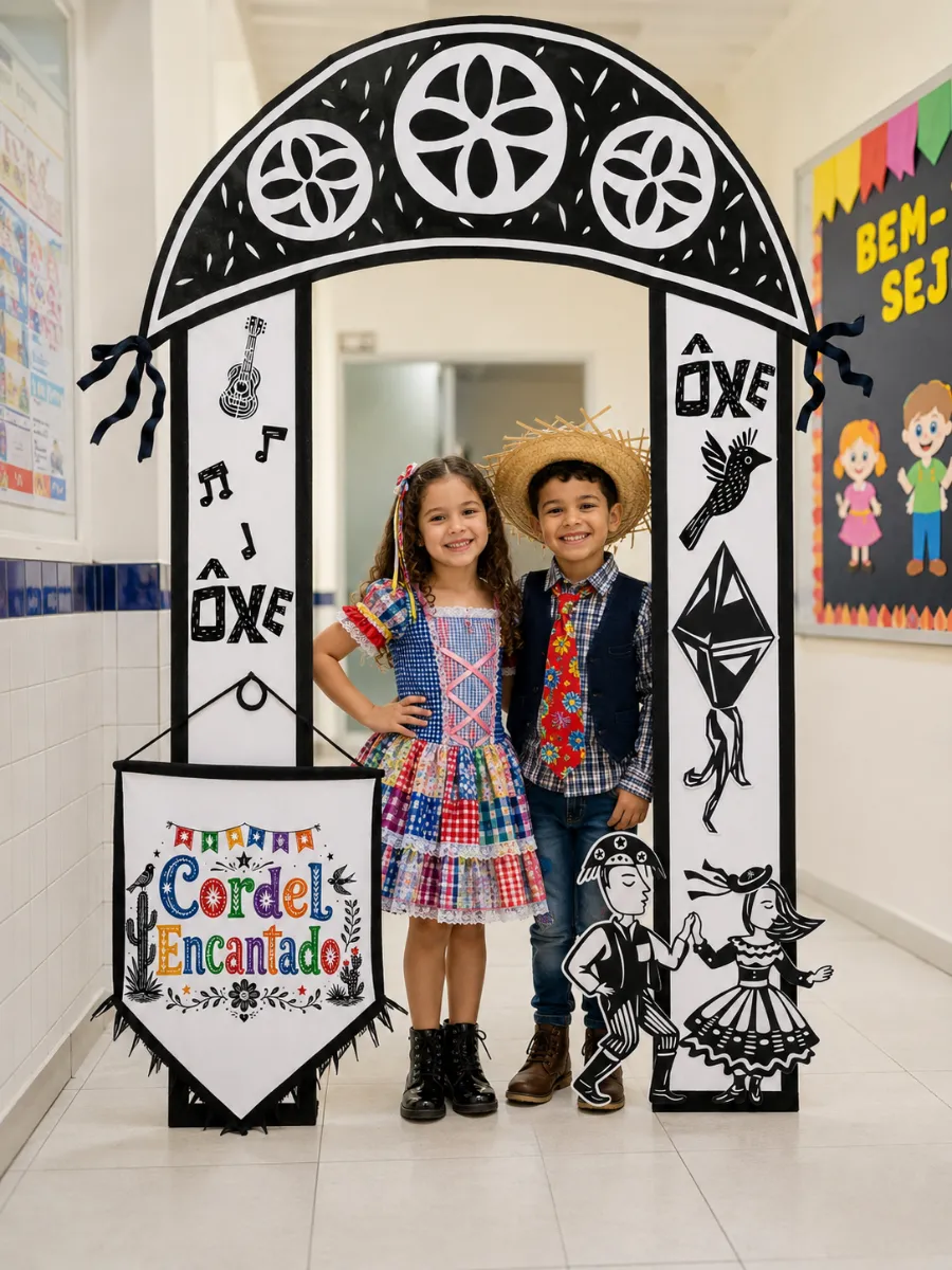 Portal Cordel Encantado – Painel Fotográfico Escolar — amostra 6: O Portal Cordel Encantado é um painel fotográfico…