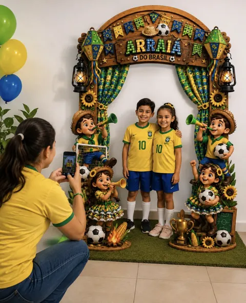 Portal de fotos arraiá do Brasil — capa do material