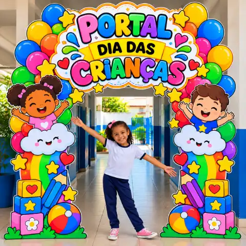 Portal Dia das Crianças – Colorido e Divertido Em PDF! — capa do material