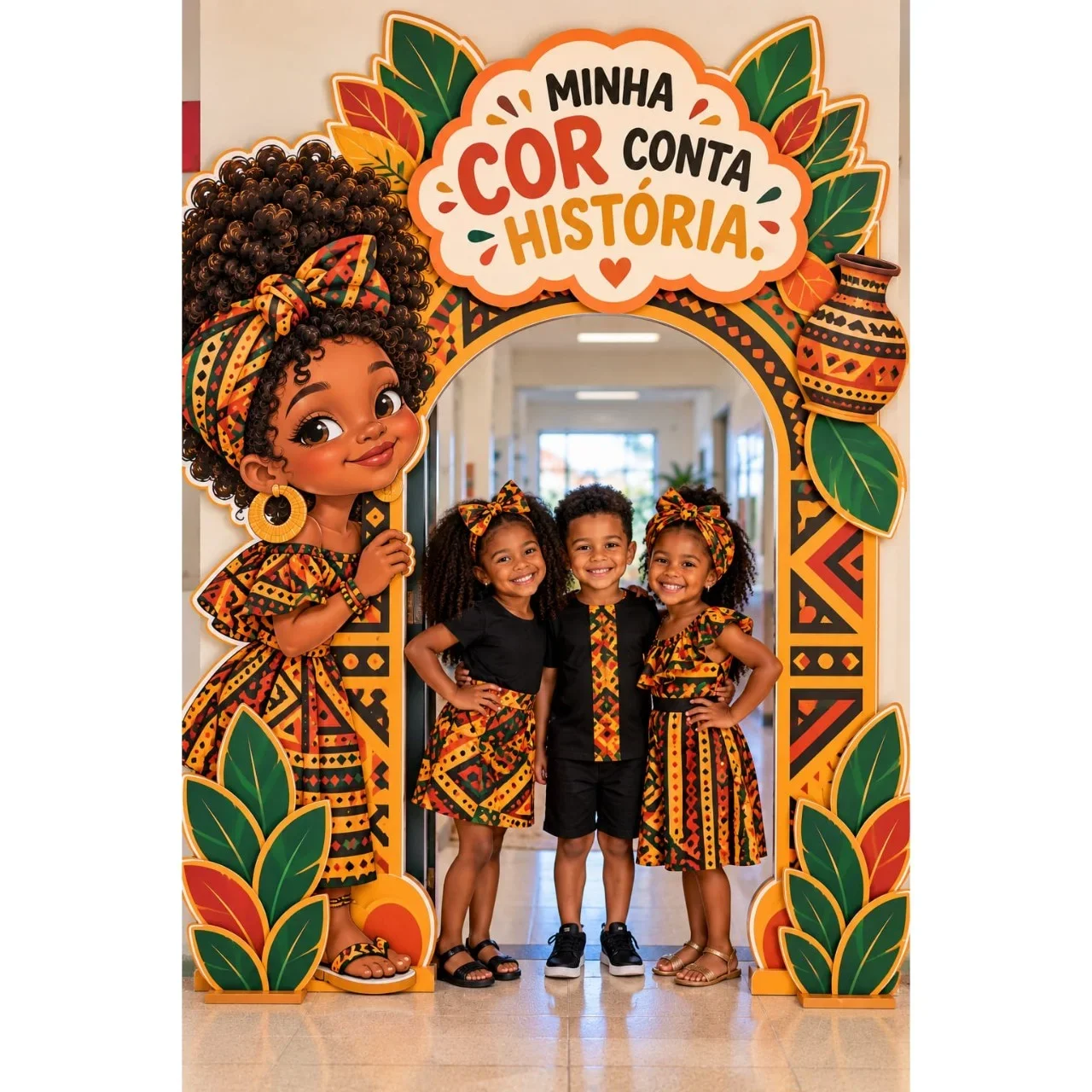 Portal Minha Cor Conta História – Consciência Negra para imprimir -PDF — amostra 3: Portal Minha Cor Conta História para…