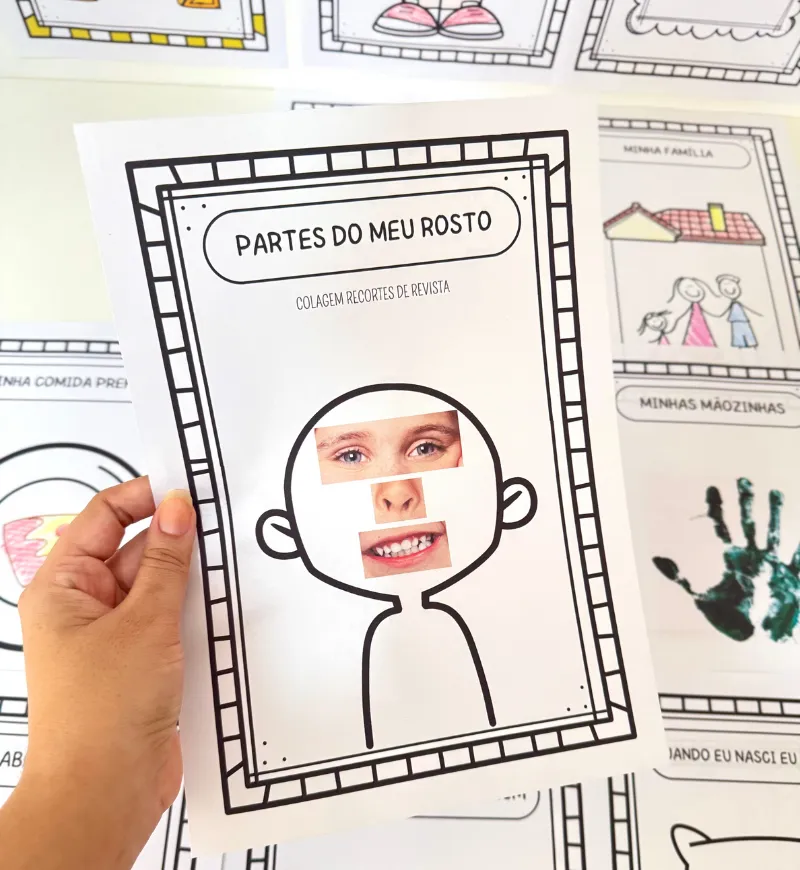 Portfólio Educação Infantil: Meu Portfólio em PDF — amostra 1: Portfólio para registrar o desenvolvimento na Educação…