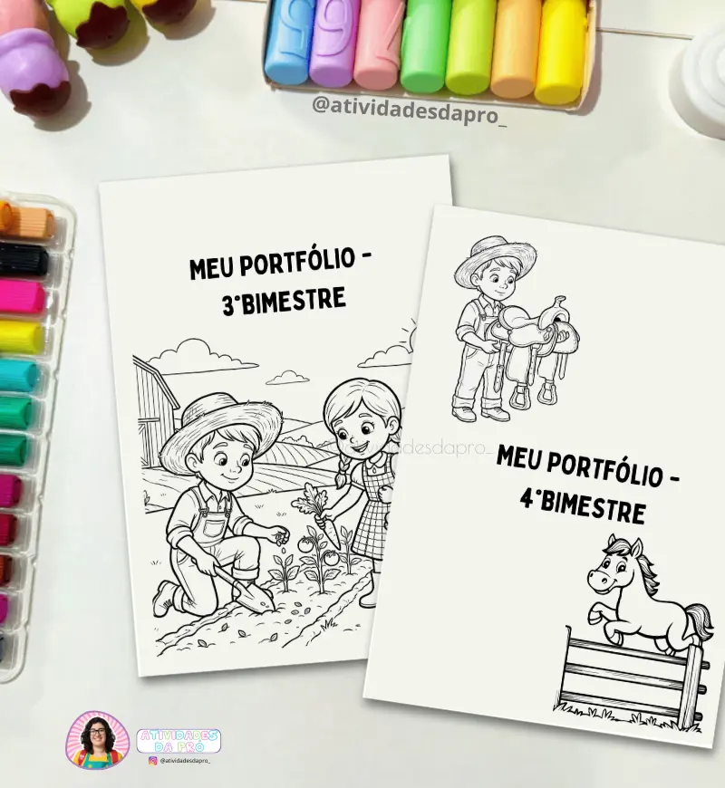 Portfólio Fazendinha para Educação Infantil em PDF — amostra 3: Como usar em sala de aula