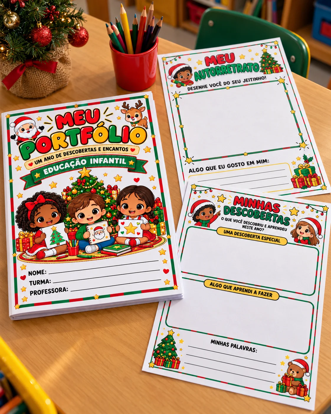 Portfólio Natalino Educação Infantil | Memórias e Registros — capa do material
