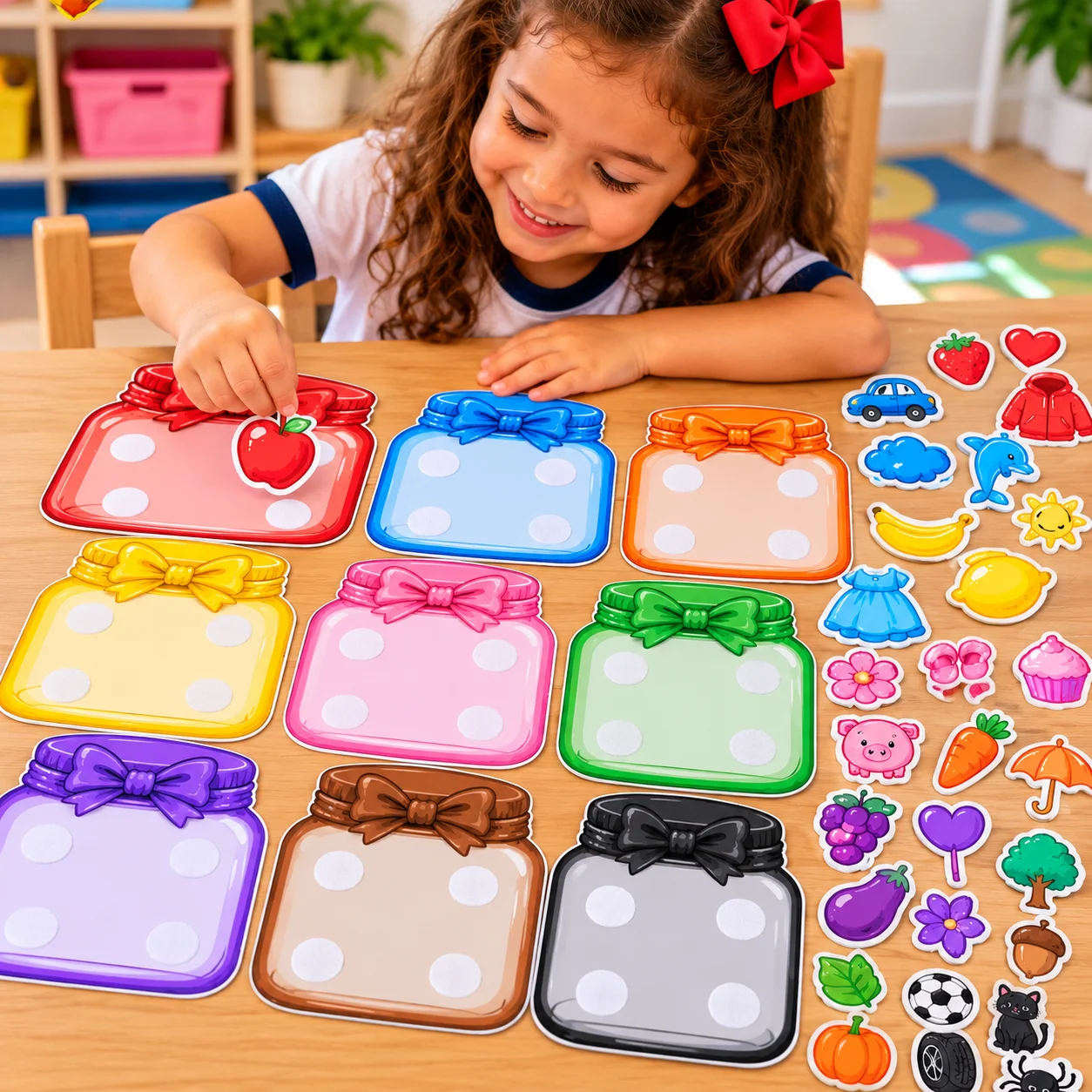 Pote Correspondência de Cores – Jogo Pedagógico para Educação Infantil — amostra 2: 🎁 O QUE ACOMPANHA O MATERIAL?