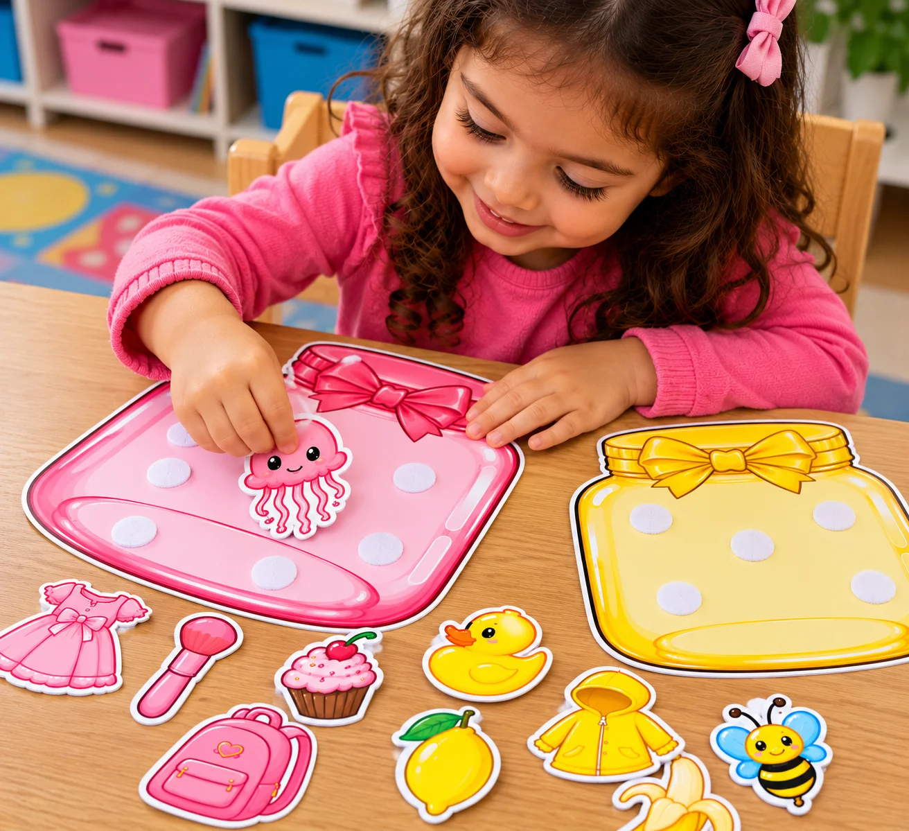 Pote Correspondência de Cores – Jogo Pedagógico para Educação Infantil — Jogos pedagógicos para Educação Infantil: Pote…