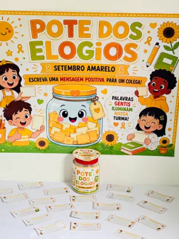 Pote dos Elogios Setembro Amarelo | Painel Escolar PDF — capa do material