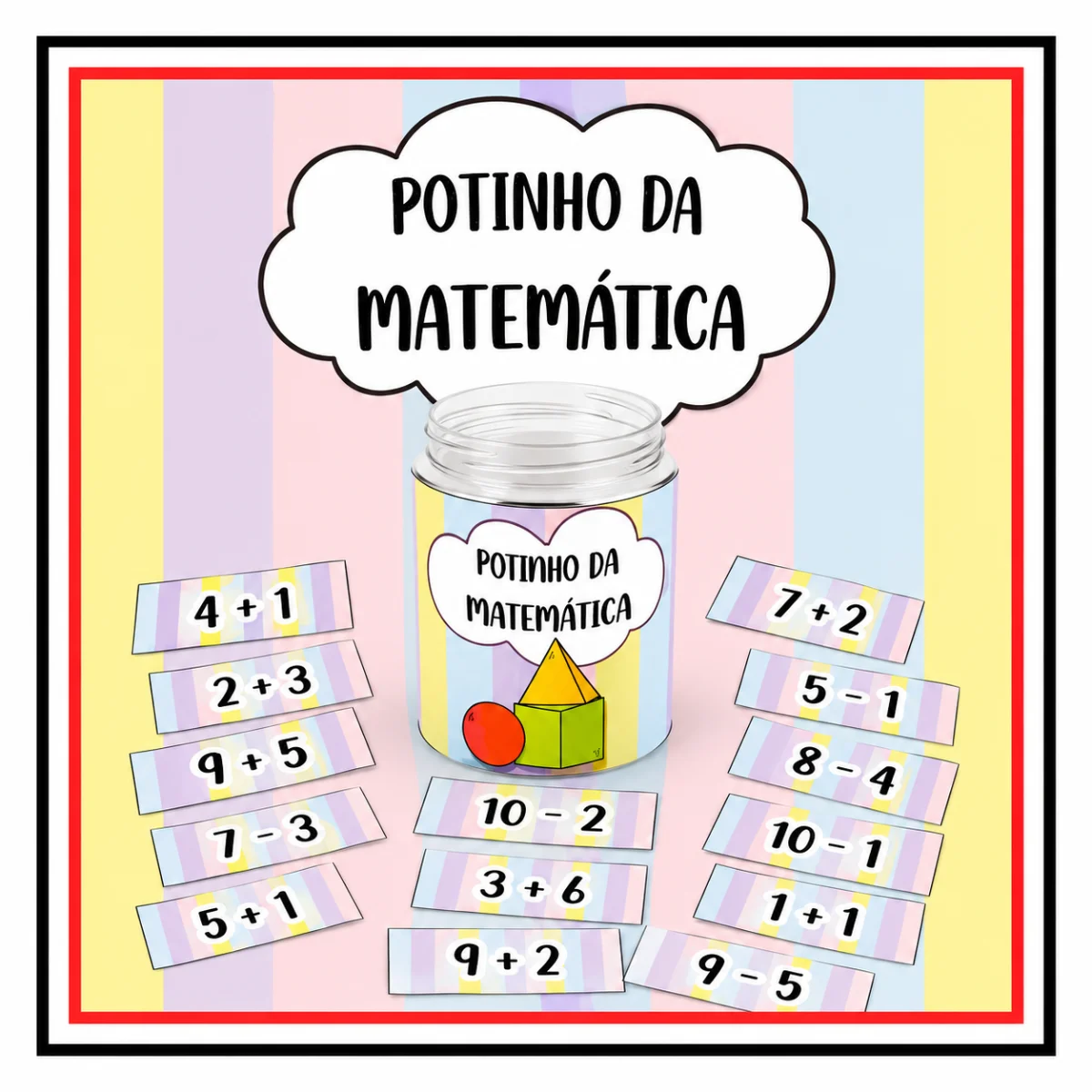 Potinho da Matemática para 4º e 5º ano — capa do material