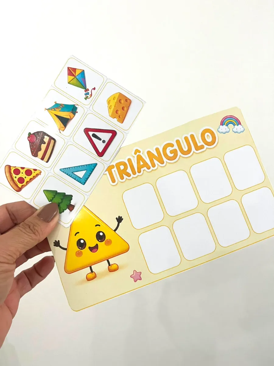 Prancha das Formas Geométricas - Educação Infantil — amostra 1: Transforme o aprendizado das formas geométricas em uma…