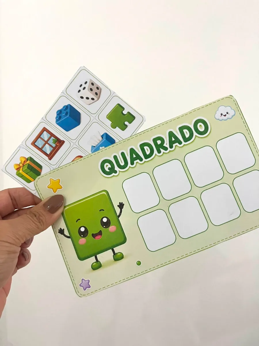 Prancha das Formas Geométricas - Educação Infantil — amostra 3: Transforme o aprendizado das formas geométricas em uma…