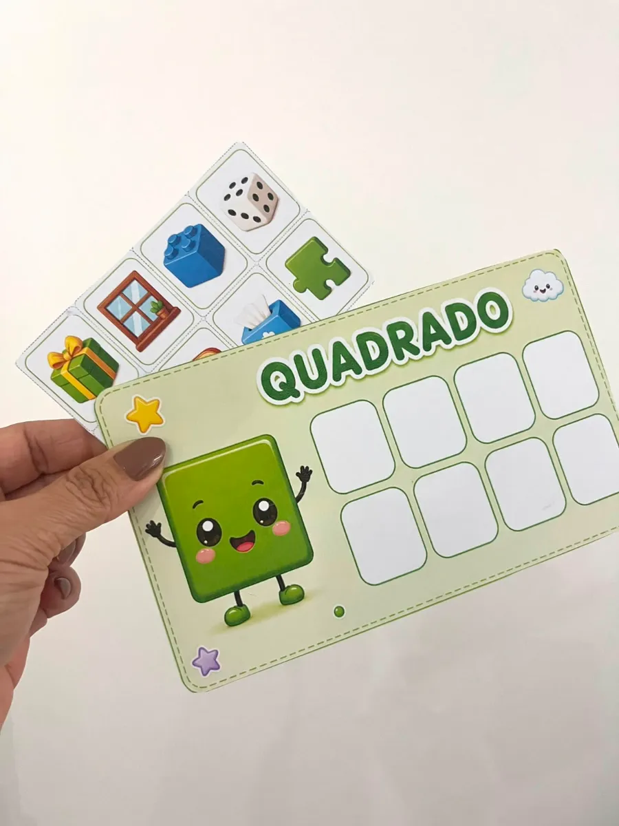 Prancha das Formas Geométricas - Educação Infantil — amostra 5: Transforme o aprendizado das formas geométricas em uma…