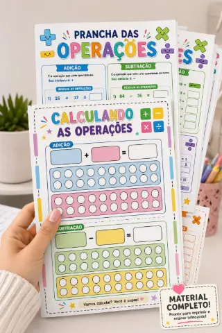 Prancha das operações — capa do material