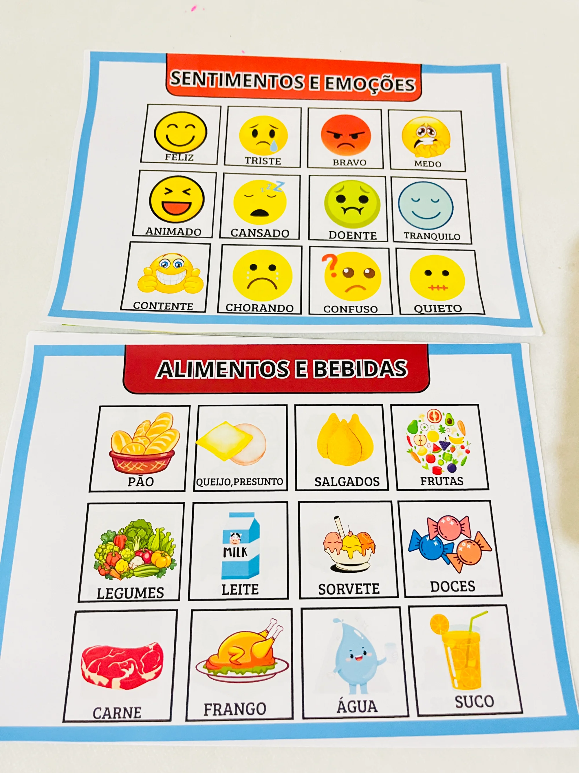 Prancha de comunicação alternativa autismo — amostra 1: Atividades Integradas
