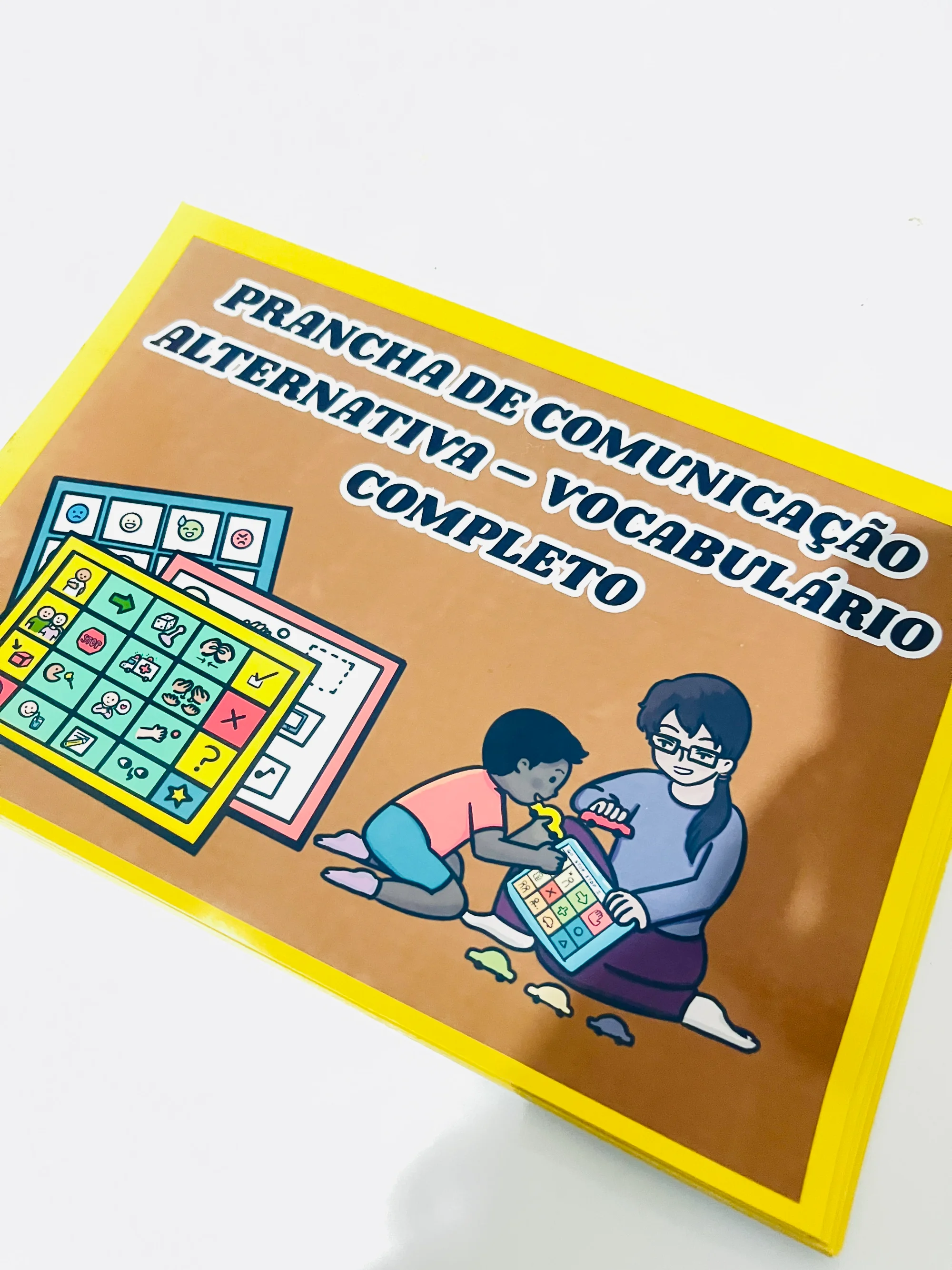 🗣️ PRANCHA DE COMUNICAÇÃO ALTERNATIVA - EDUCAÇÃO INCLUSIVA — amostra 6: Pensada especialmente para alunos da Educação…
