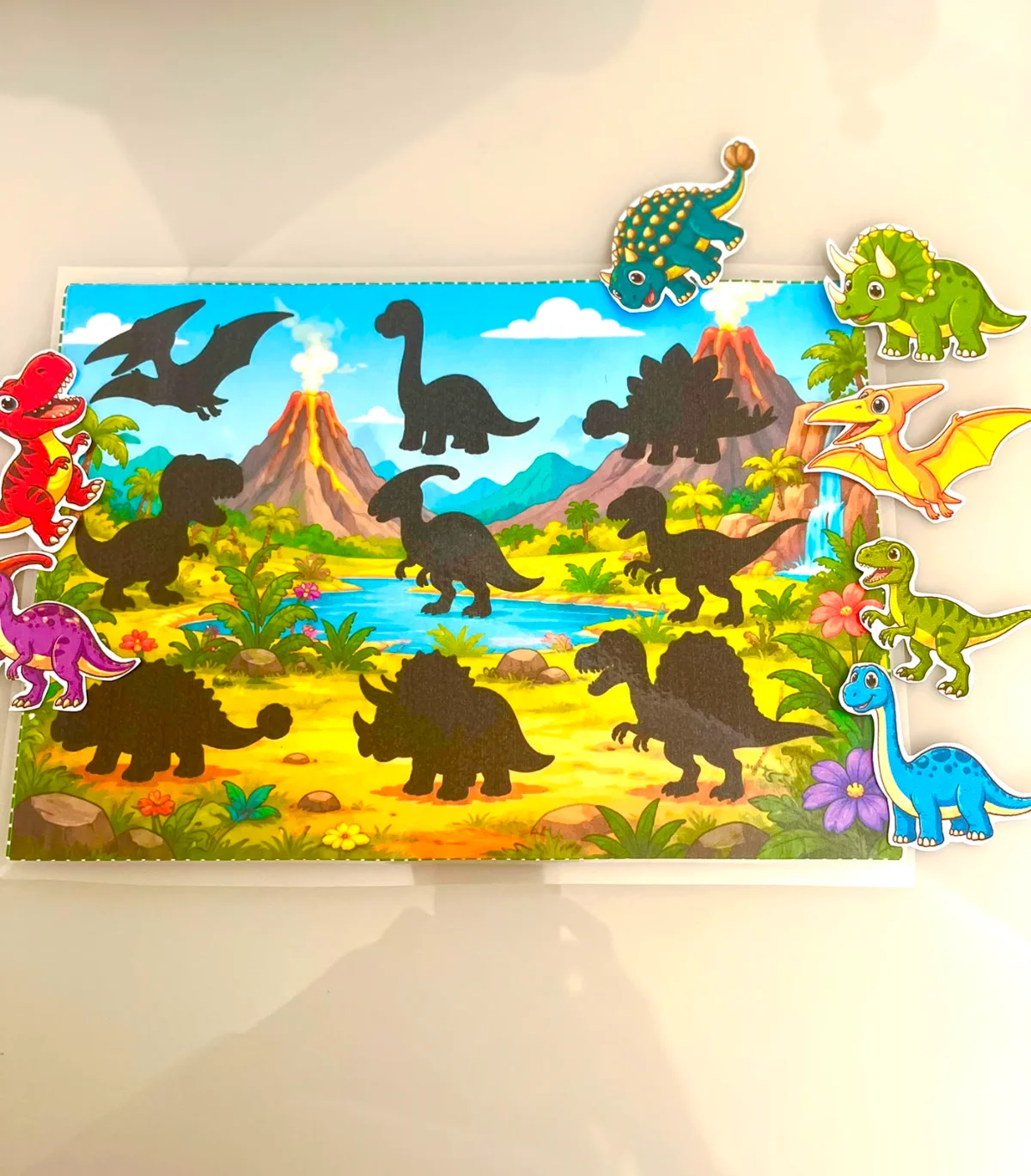 PRANCHA DE PAREAMENTO DINOSSAUROS (cópia) — amostra 3: Diversão, aprendizado e desenvolvimento A Prancha de Pareamento foi…