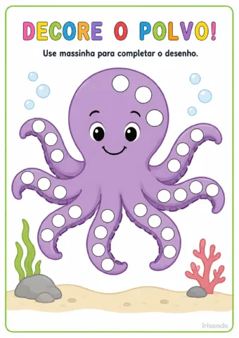 Pranchas de Massinha – 28 Atividades Educativas | Irisando — amostra 1: Um material lúdico e reutilizável para trabalhar…