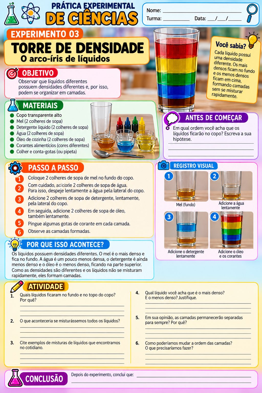 Prática Experimental de Ciências: 10 Experimentos para Imprimir — amostra 3: 10 atividades práticas de Ciências com… Prática Experimental de Ciências: 10 Experimentos para Imprimir — amostra 3: 10 atividades práticas de Ciências com…