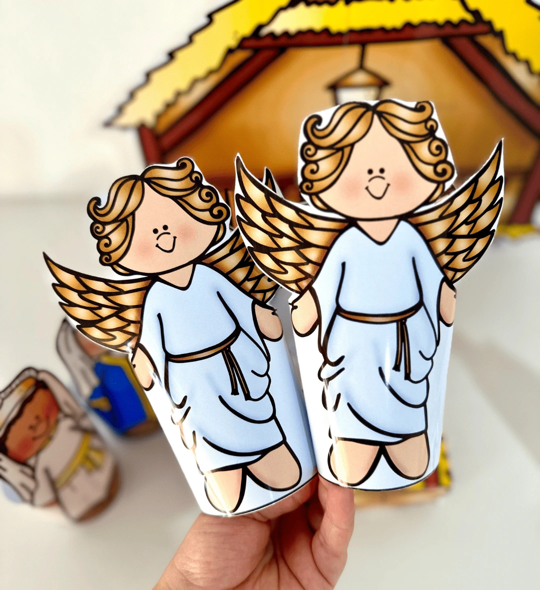 Presépio 3D Colorido em PDF para Imprimir e Montar — amostra 4: Para quem é indicado