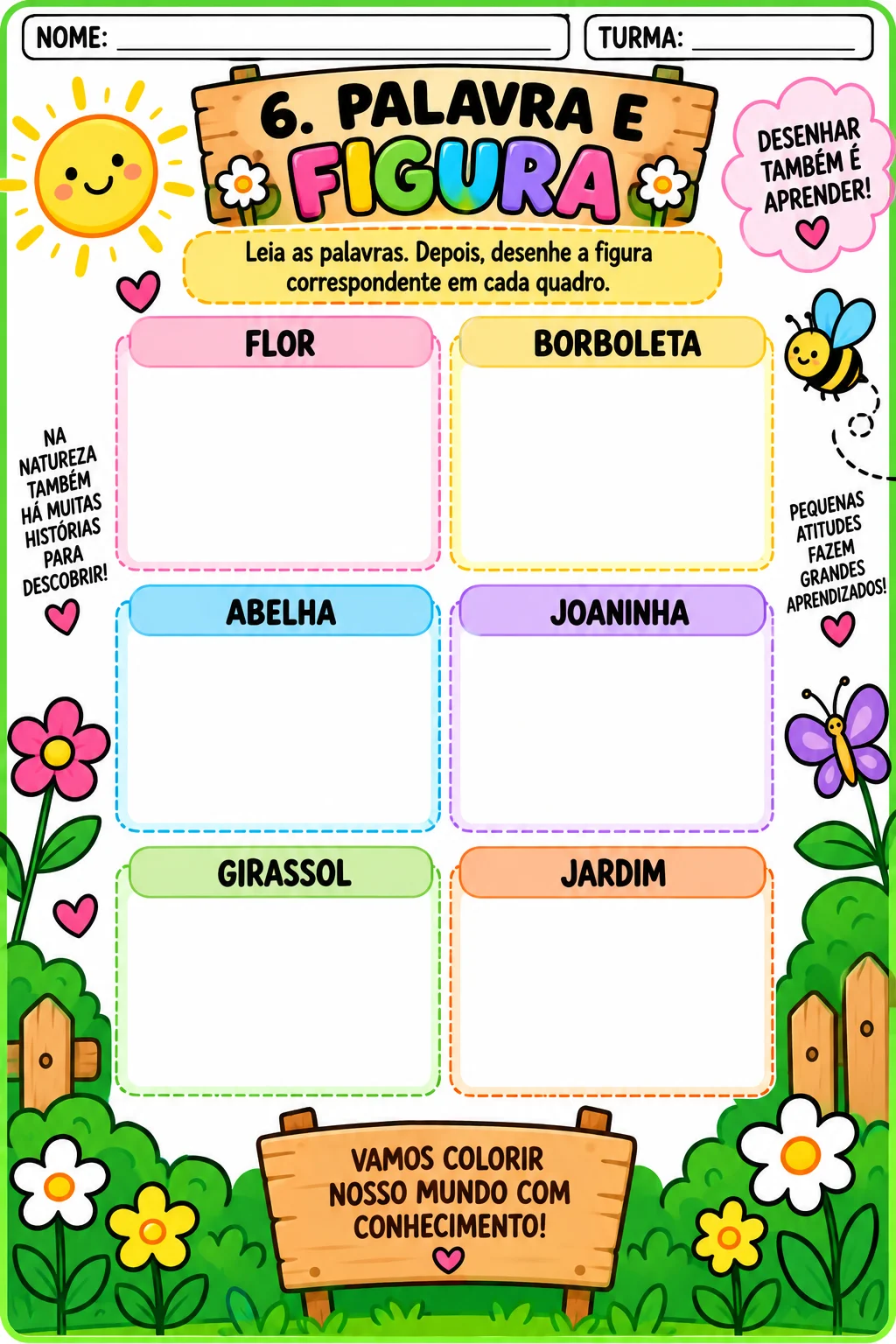 PRIMAVERA NA ALFABETIZAÇÃO- ANOS INICIAIS — amostra 6: O material Primavera na Alfabetização reúne 15 atividades lúdicas e…