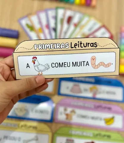 Primeiras Leituras: 20 Frases Simples com Imagens em PDF — capa do material