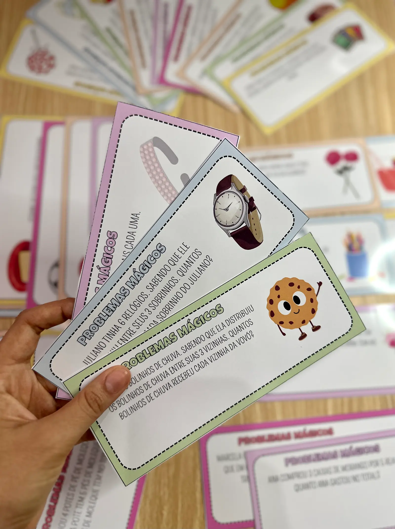 Problemas Mágicos de Matemática: 80 Cards de Problemas das 4 Operações — amostra 2: Transforme o aprendizado das quatro…