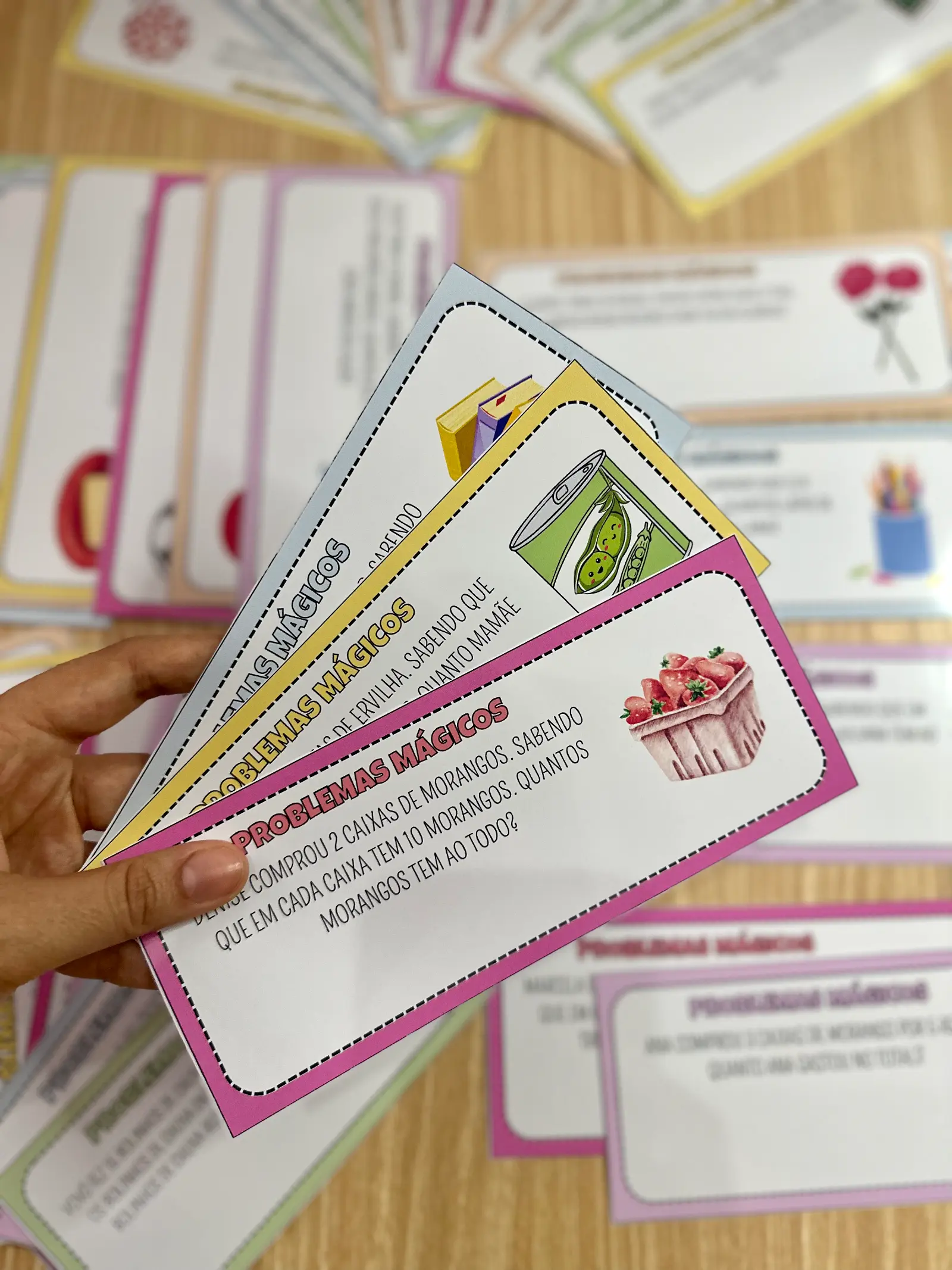 Problemas Mágicos de Matemática: 80 Cards de Problemas das 4 Operações — amostra 3: Transforme o aprendizado das quatro…