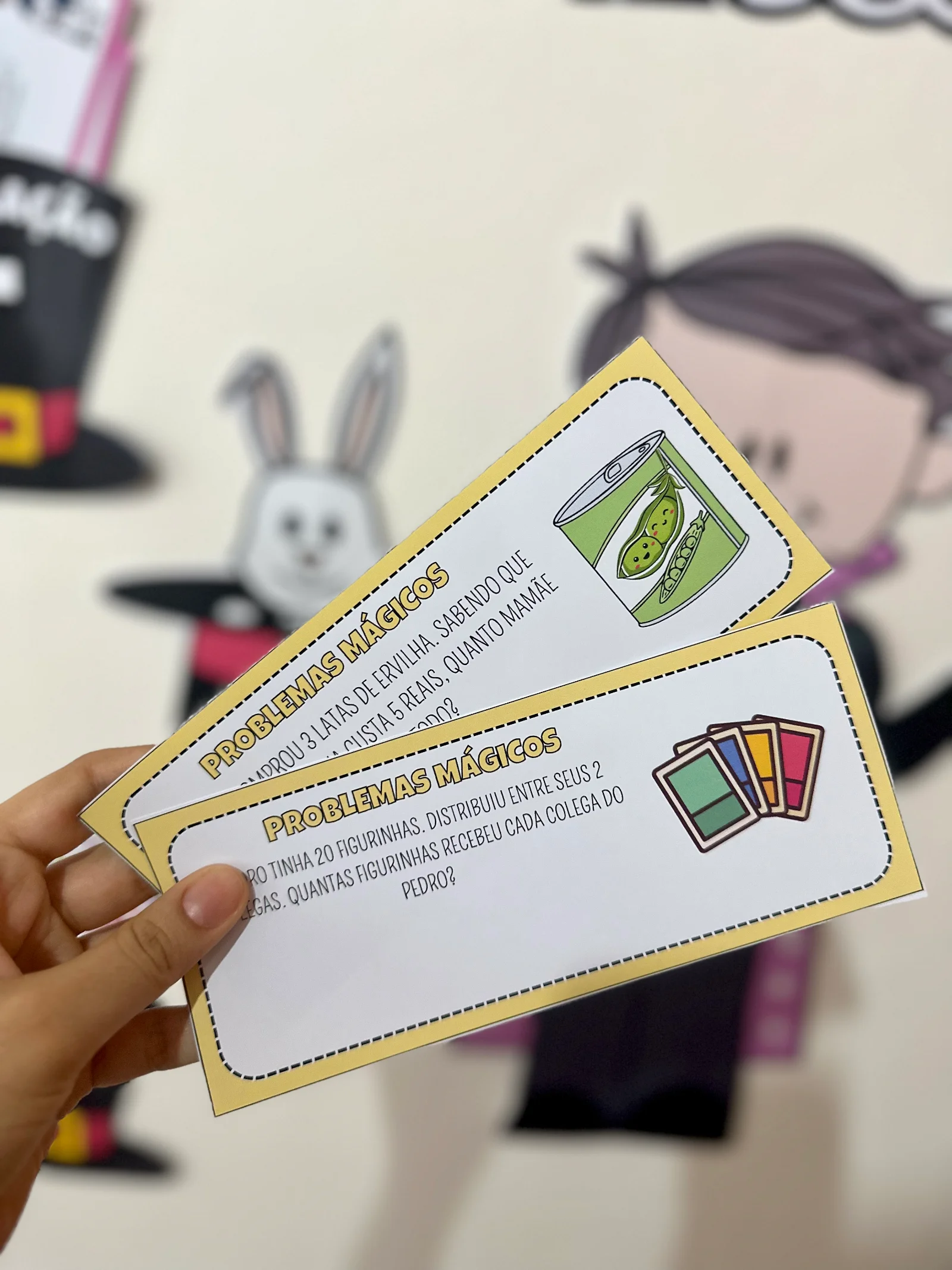 Problemas Mágicos de Matemática: 80 Cards de Problemas das 4 Operações — amostra 4: Transforme o aprendizado das quatro…
