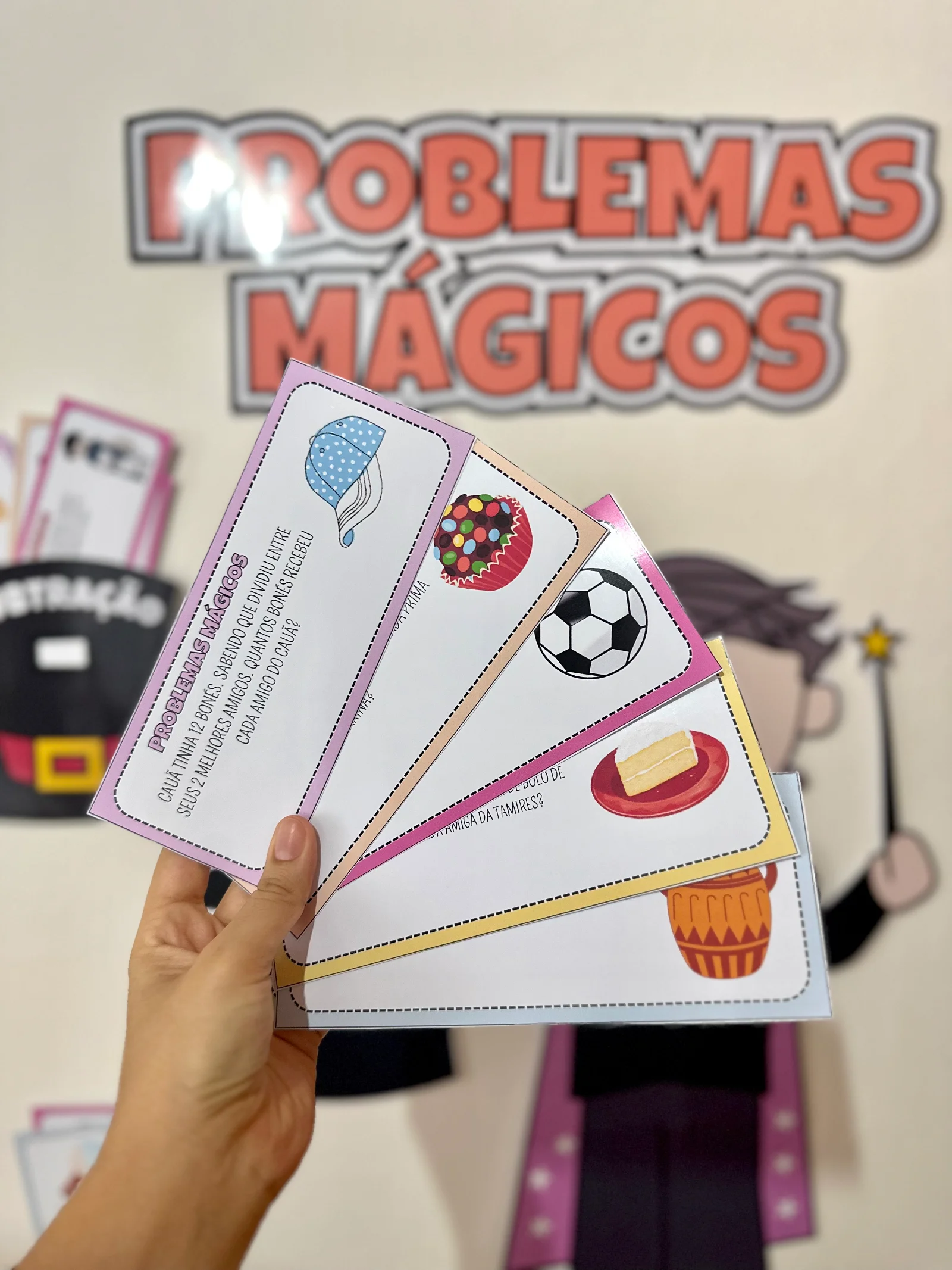 Problemas Mágicos de Matemática: 80 Cards de Problemas das 4 Operações — amostra 6: Transforme o aprendizado das quatro…