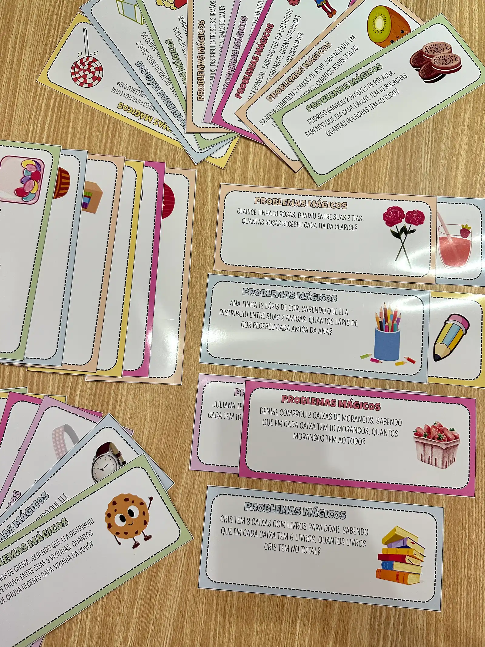 Problemas Mágicos de Matemática: 80 Cards de Problemas das 4 Operações — amostra 7: Transforme o aprendizado das quatro…