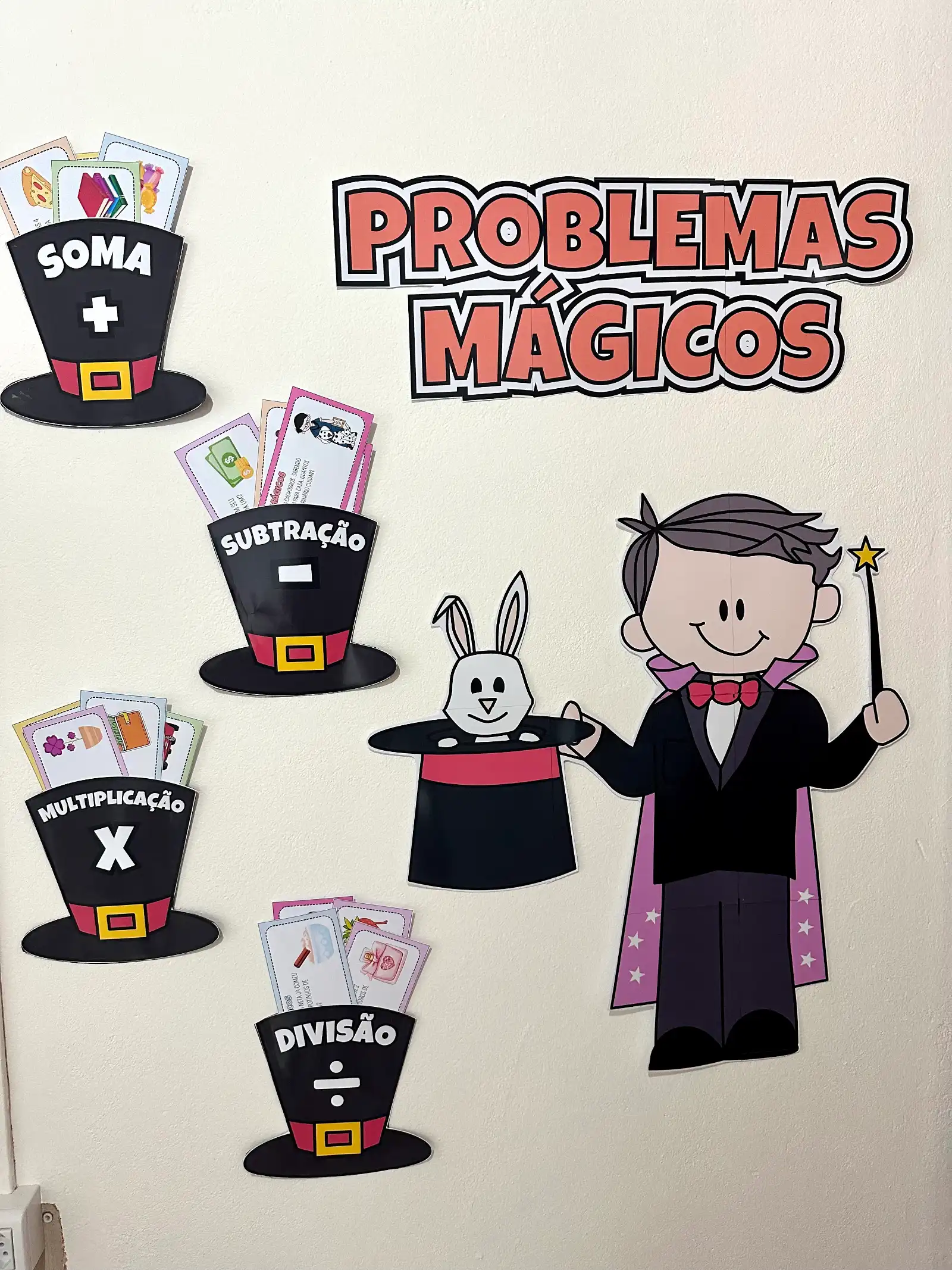 Problemas Mágicos de Matemática: 80 Cards de Problemas das 4 Operações — Matemática para 1º ano: Transforme o aprendizado…