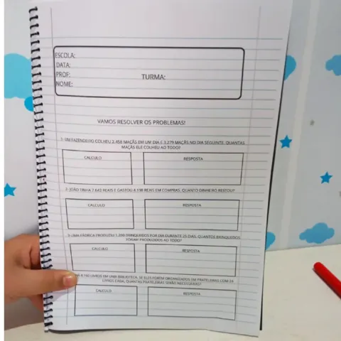 Problemas Matemáticos 5º Ano – Apostila com 60 Questões em PDF — amostra 6: Apostila de Problemas Matemáticos 5º Ano em PDF…