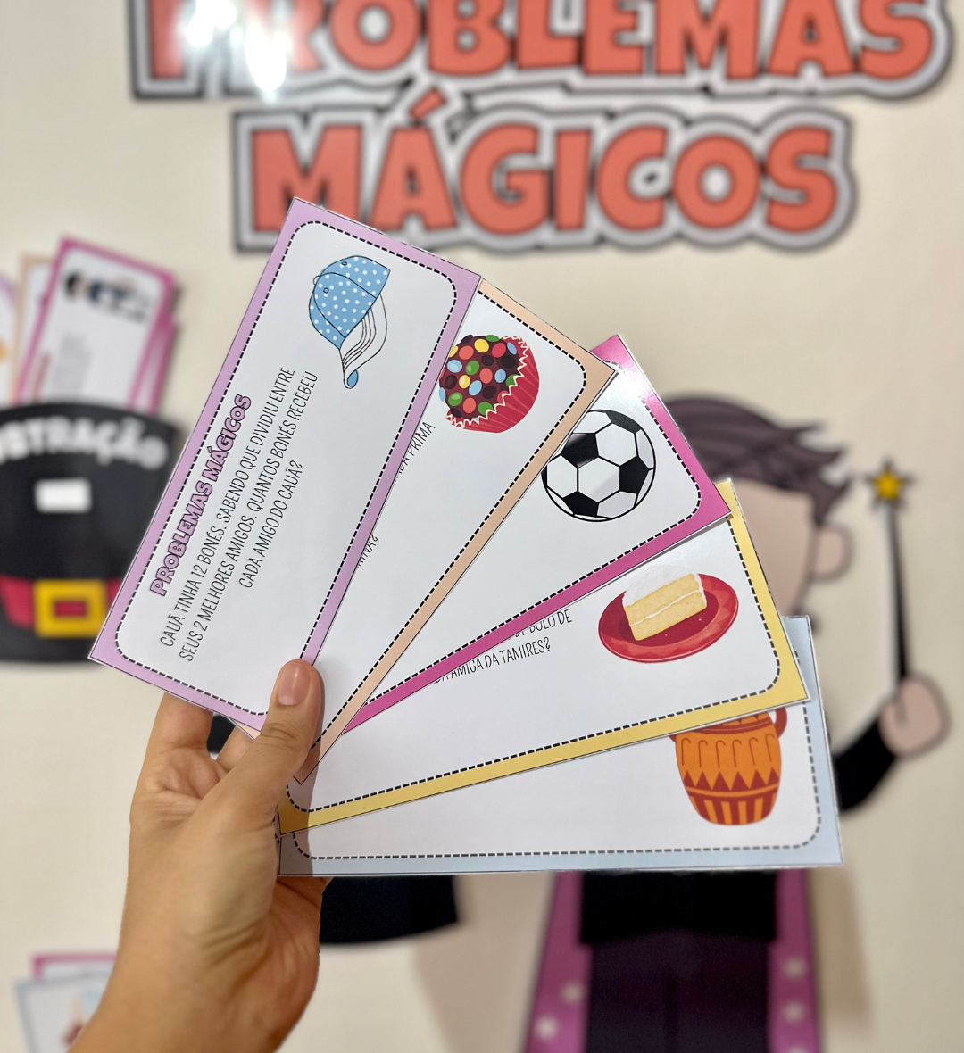 Problemas matemáticos até 20: 80 desafios e painel para imprimir — amostra 7: Explore as quatro operações com 80 problemas…