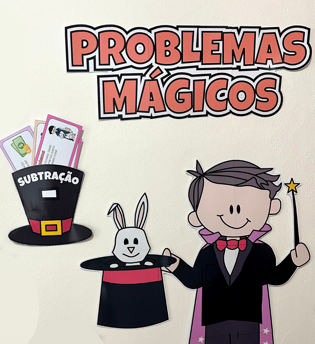 Problemas matemáticos até 20: 80 desafios e painel para imprimir — capa do material