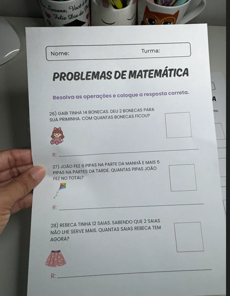 PROBLEMINHAS DE MATEMÁTICA – 2º ANO | ADIÇÃO E SUBTRAÇÃO! — amostra 2: Com a Apostila 150 Probleminhas de Matemática para o…