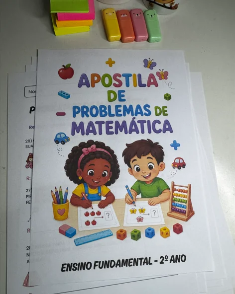 PROBLEMINHAS DE MATEMÁTICA – 2º ANO | ADIÇÃO E SUBTRAÇÃO! — capa do material