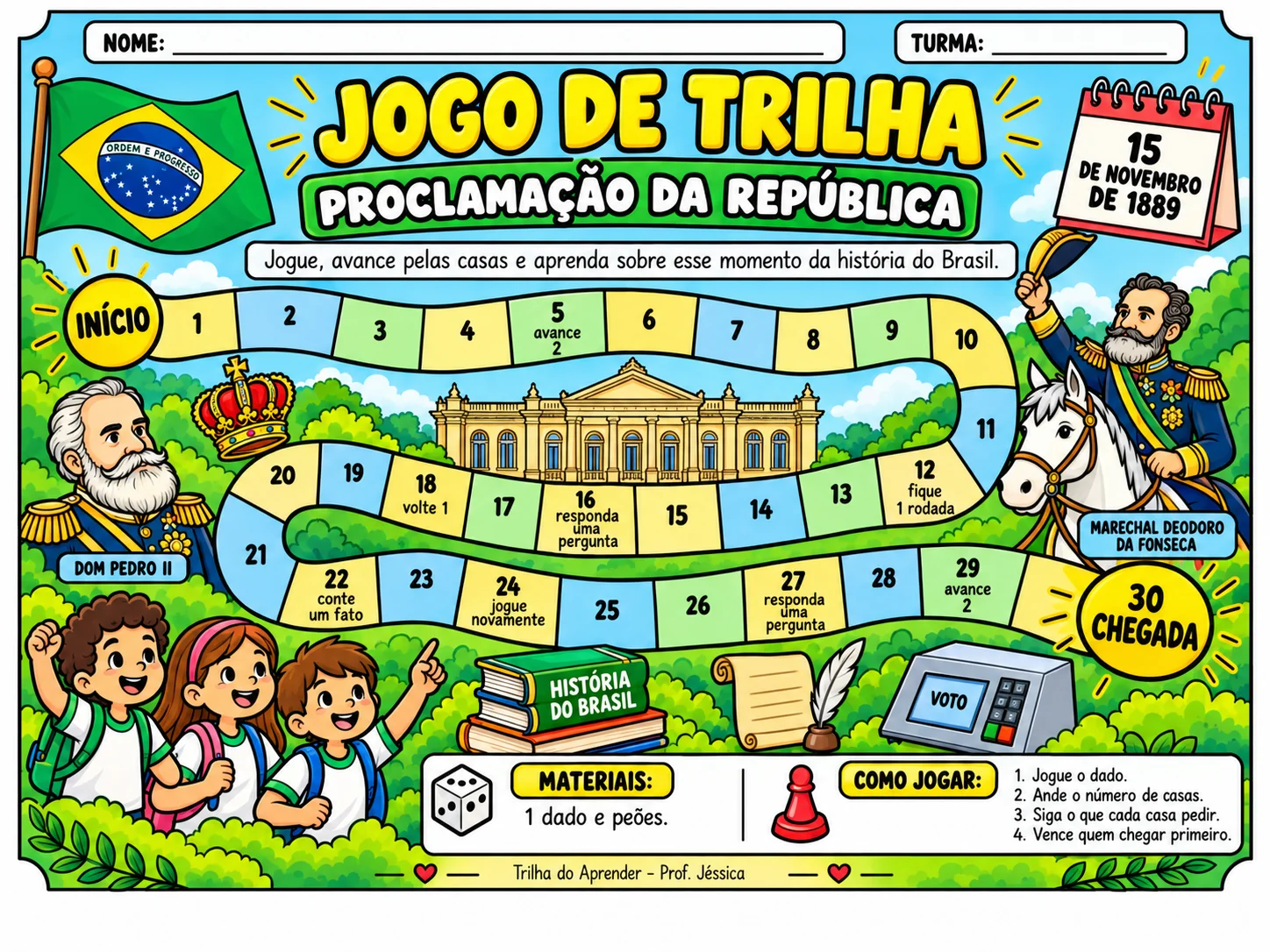 Proclamação da República – Sequência Didática 3º ao 5º Ano — amostra 4: Sequência didática da Proclamação da República para…