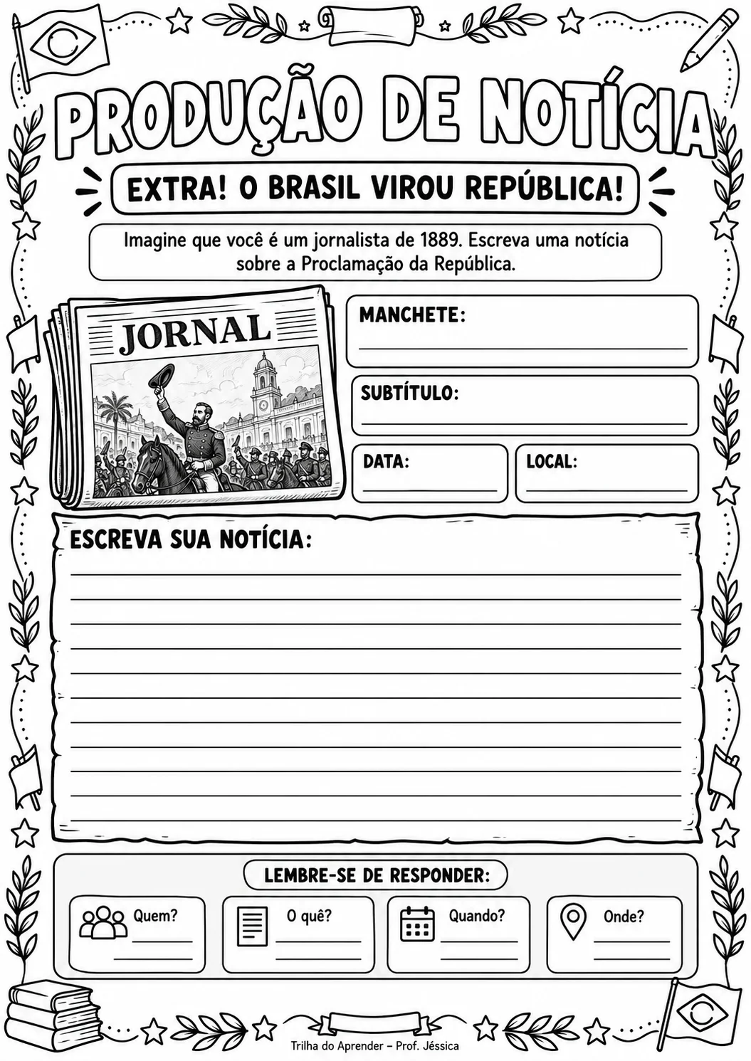 Proclamação da República – Sequência Didática 3º ao 5º Ano — amostra 5: Sequência didática da Proclamação da República para…