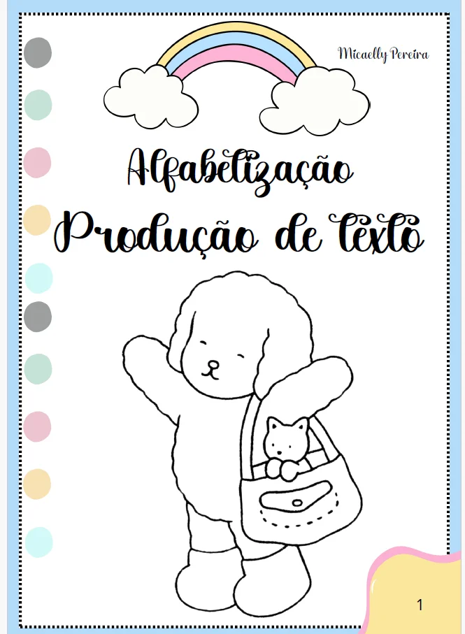 🌟📝 PRODUÇÃO DE TEXTO BOBBIE GOODS – ALFABETIZAÇÃO INICIAL — amostra 6: A apostila Produção de Texto Bobbie Goods traz…