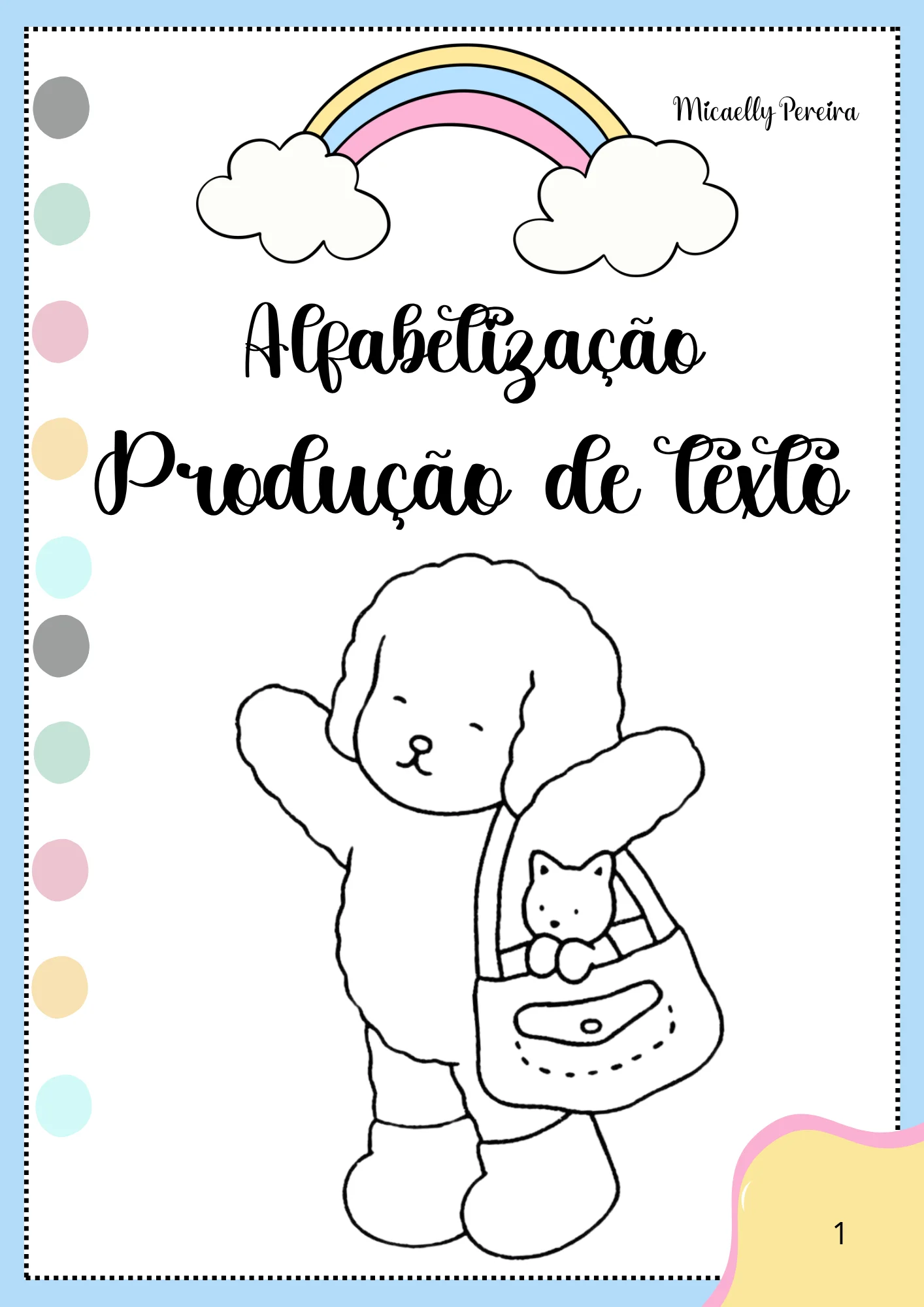 🌟📝 PRODUÇÃO DE TEXTO BOBBIE GOODS – ALFABETIZAÇÃO INICIAL — Alfabetização para Educação Infantil: A apostila Produção de…