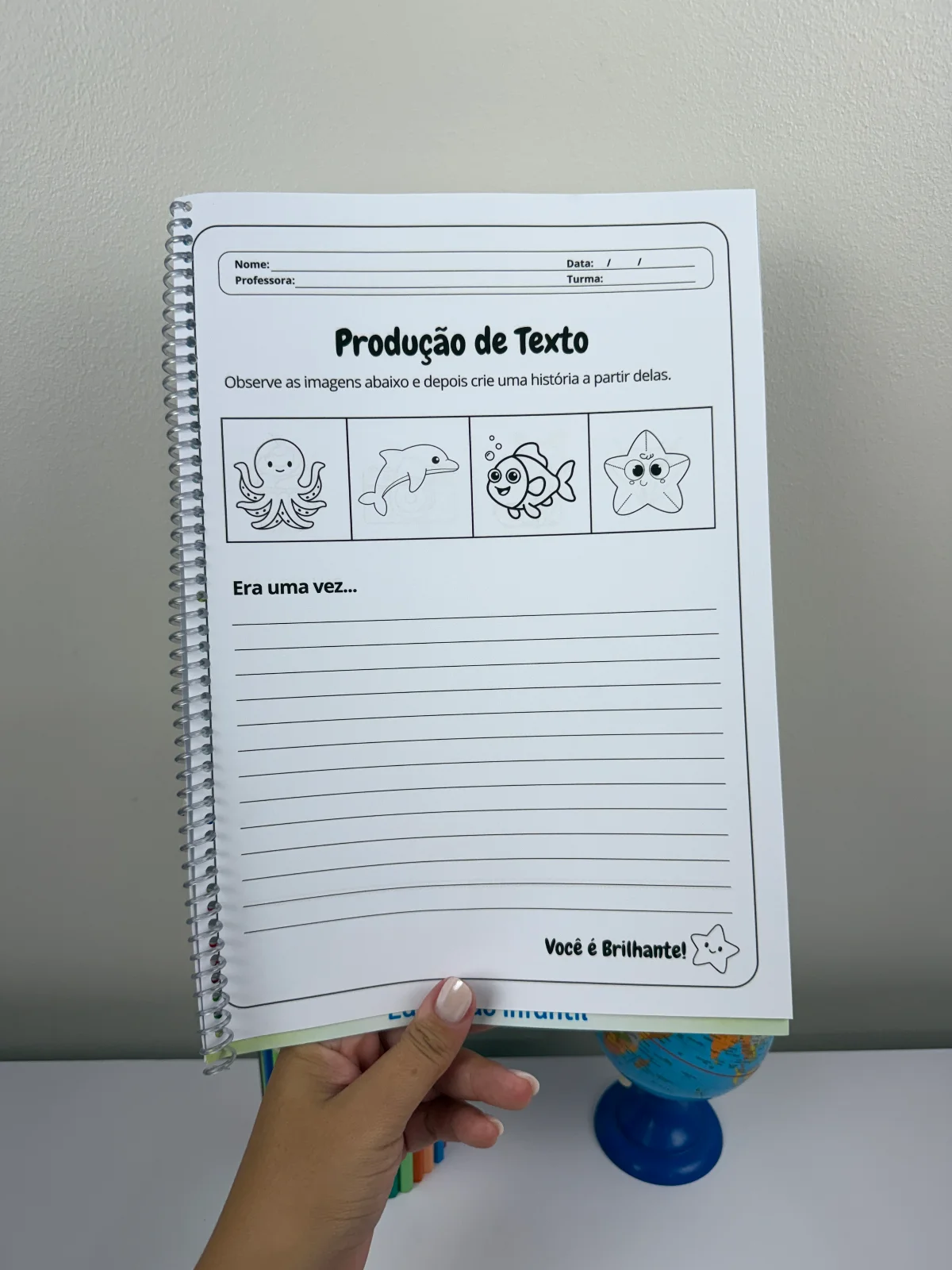 Produção de Texto Educação Infantil | Atividades Criativas para Escrever Histórias PDF — amostra 3: Estimule a criatividade…