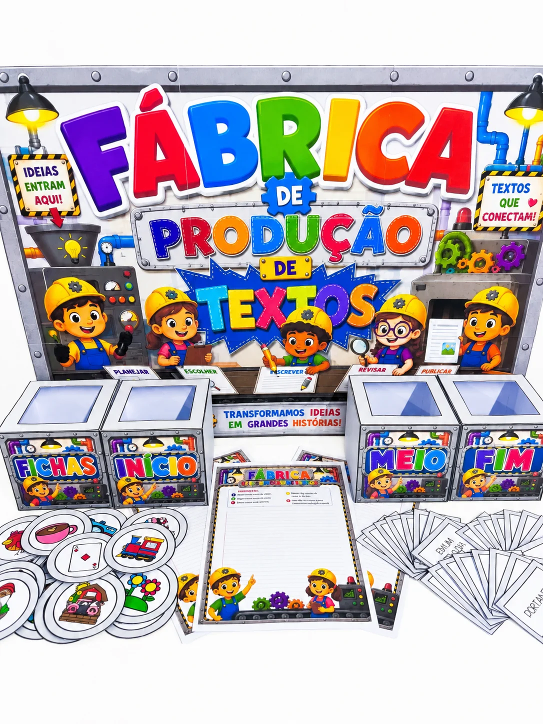 Produção de Texto Educação Infantil e Fundamental — Jogos pedagógicos para Educação Infantil: A Fábrica de Produção de…