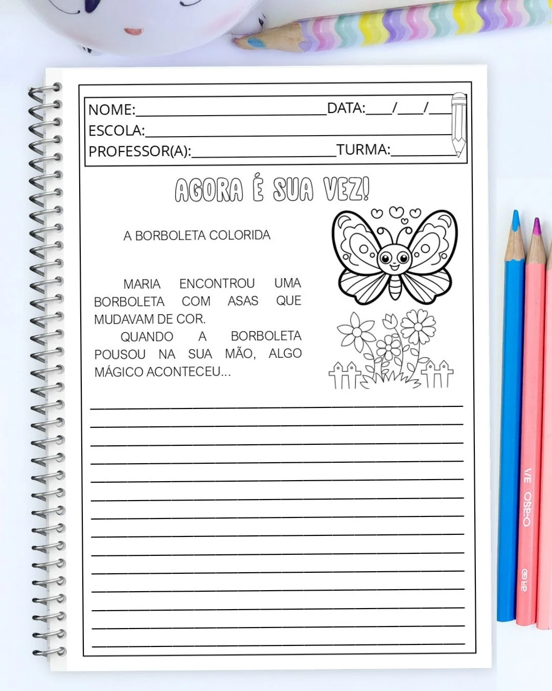 Produção de Texto: Histórias Criativas — amostra 3: Atividades de produção de texto com histórias criativas e começos…