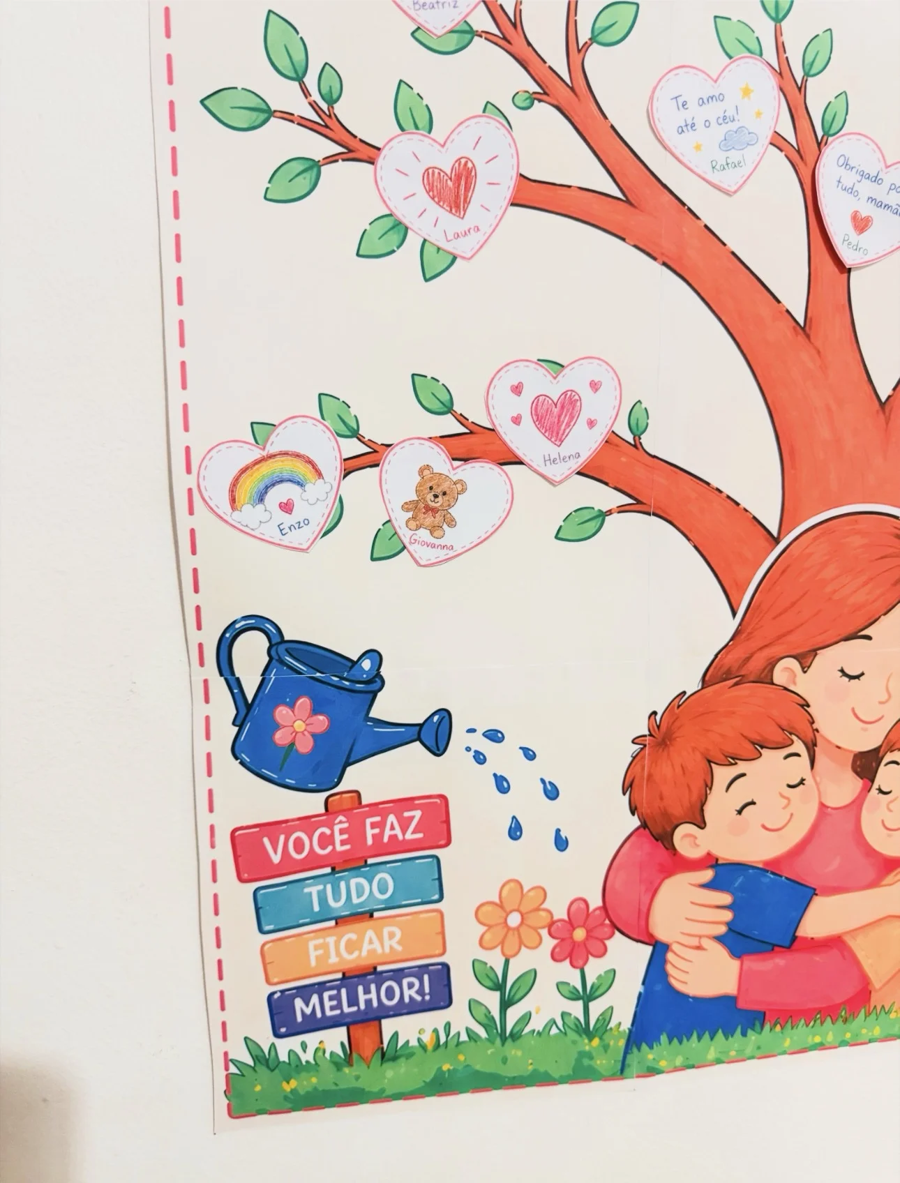 Painel árvore de amor dia das mães — amostra 6: Painel árvore de amor Dia das Mães 💖🌸 Encante sua turma com este lindo…