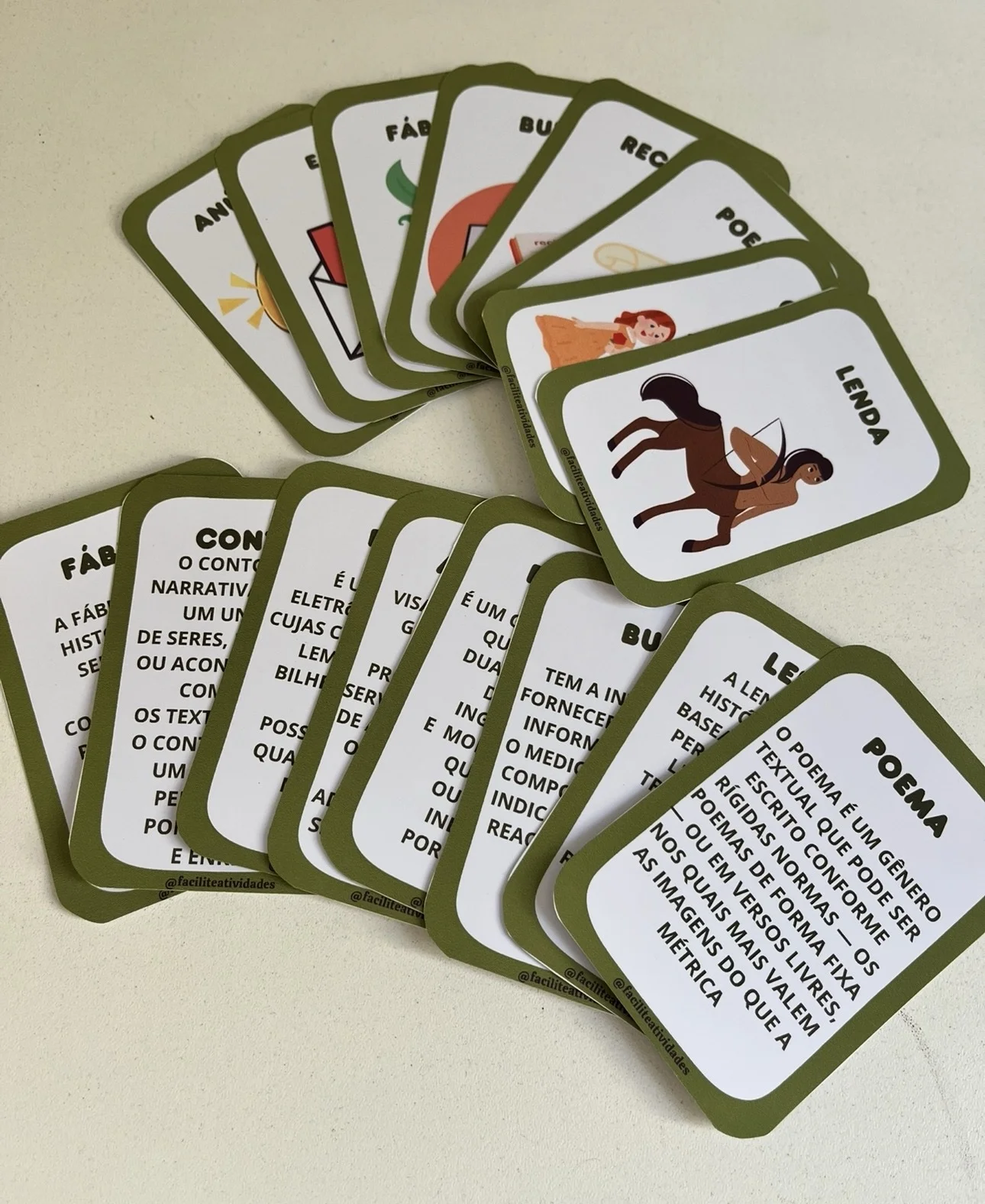 Jogo da memória dos gêneros textuais — amostra 2: 📚 JOGO DA MEMÓRIA DOS GÊNEROS TEXTUAIS 📚 Transforme o estudo dos…