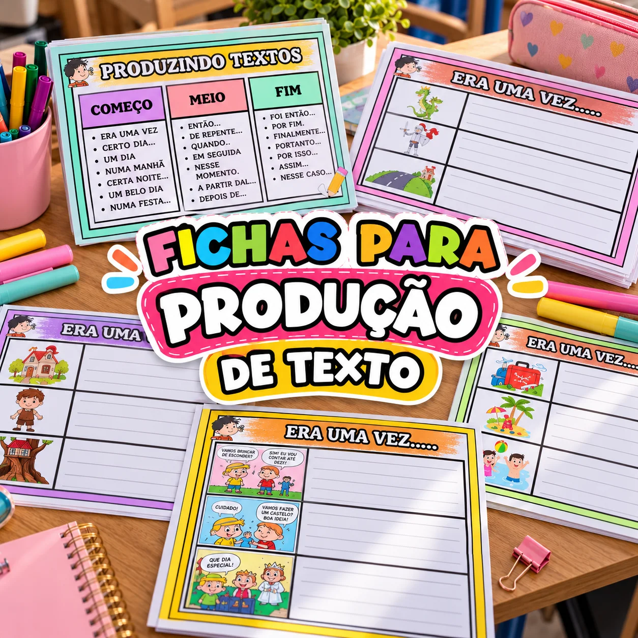 Produzindo Textos – Atividades de Escrita Criativa — capa do material