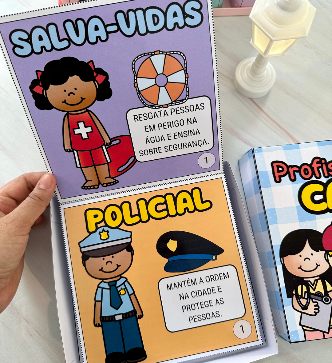 Profissões na Caixa: PDF para Educação Infantil — amostra 3: Como usar em sala de aula