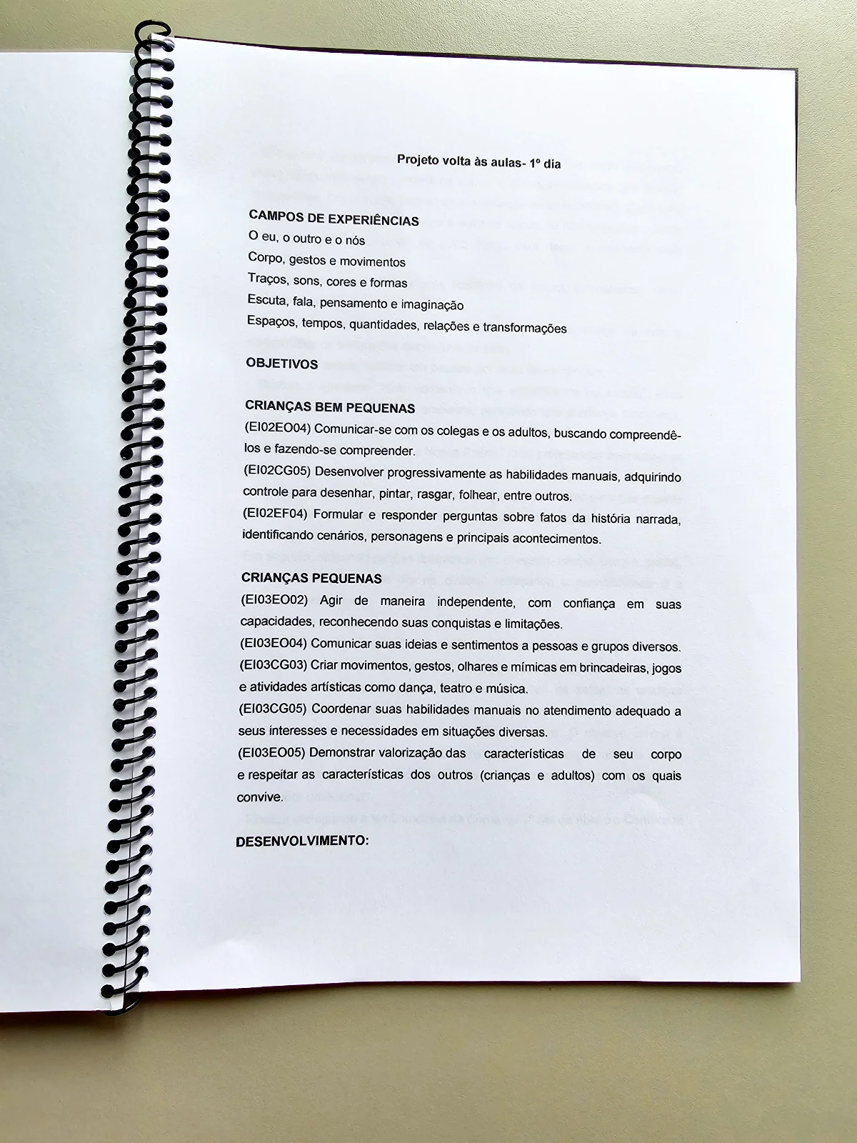 Projeto Acolhida – 30 Páginas com BNCC — amostra 2: 🎯 Objetivos do Projeto: