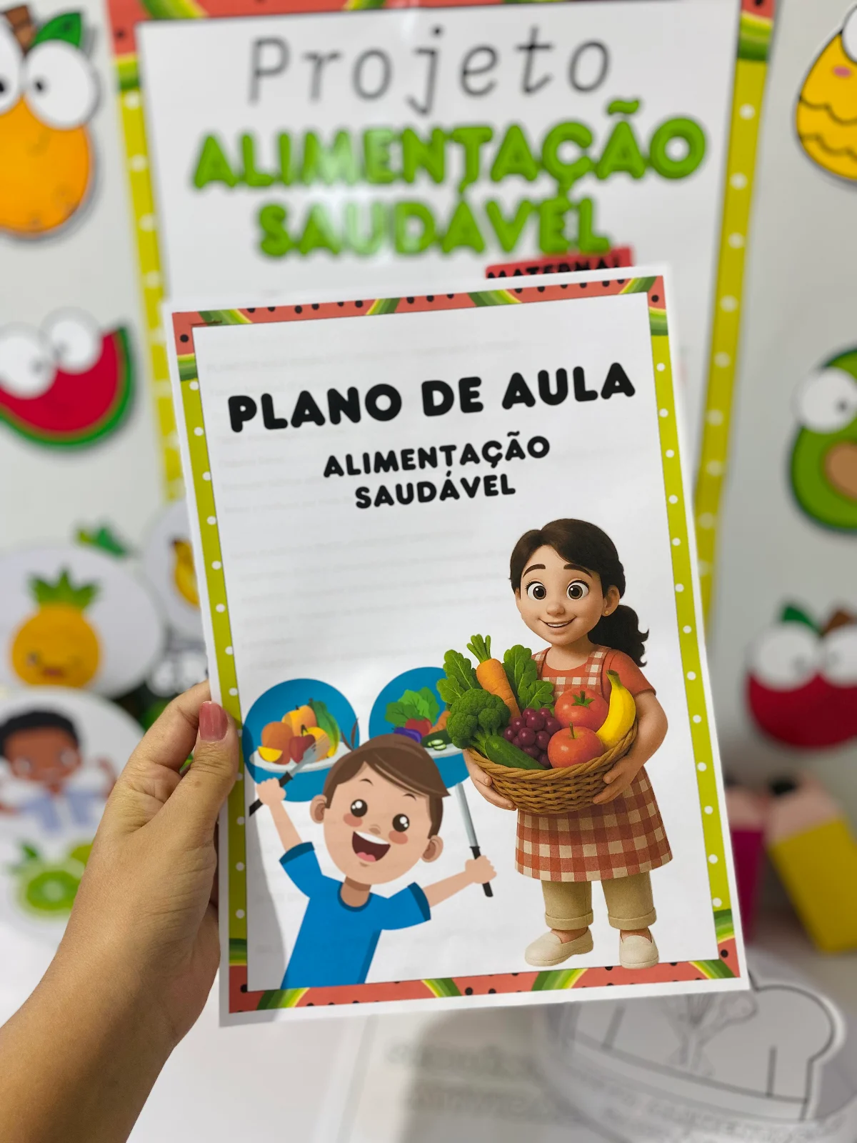 Projeto Alimentação Saudável - Crianças de 2 a 3 anos — amostra 4: Um material completo para trabalhar de forma divertida e…