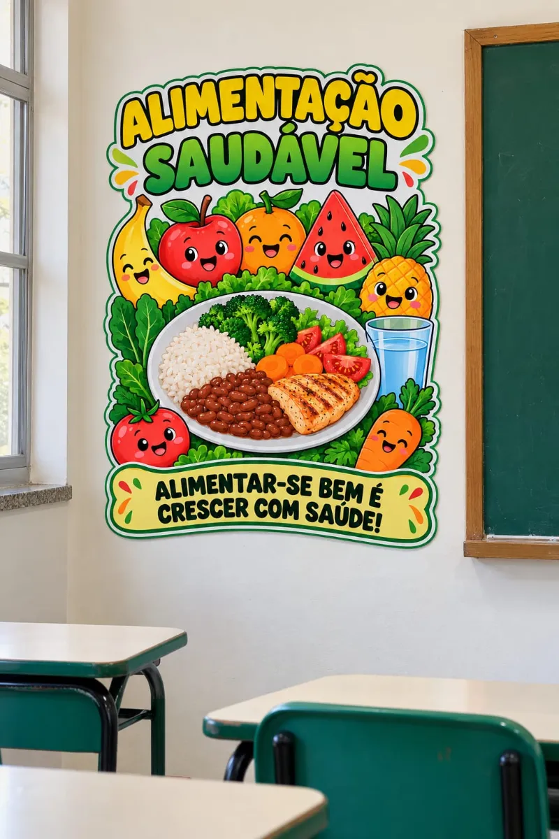 Projeto Alimentação Saudável Infantil ao 4º Ano — amostra 4: Projeto Alimentação Saudável em PDF, da Educação Infantil ao…