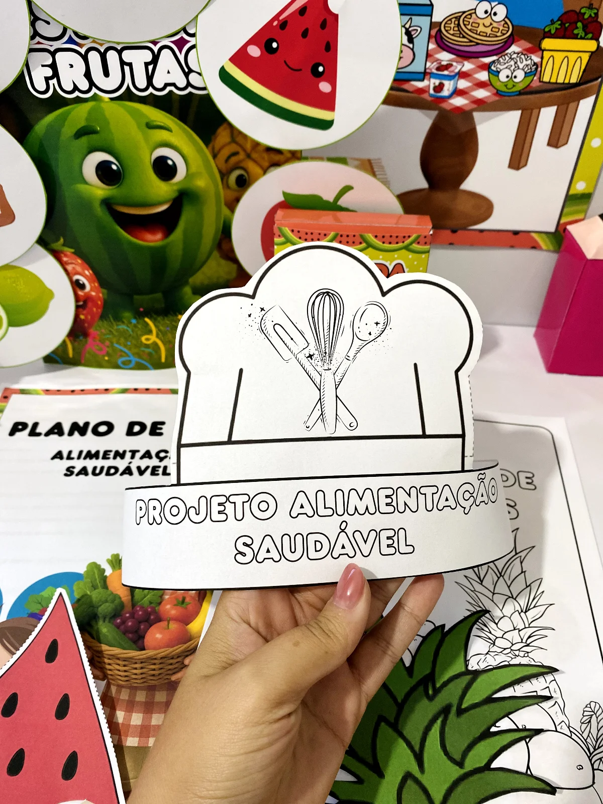 Projeto Alimentação Saudável Maternal | Atividades Educação Infantil — amostra 2: Um material completo para trabalhar de…