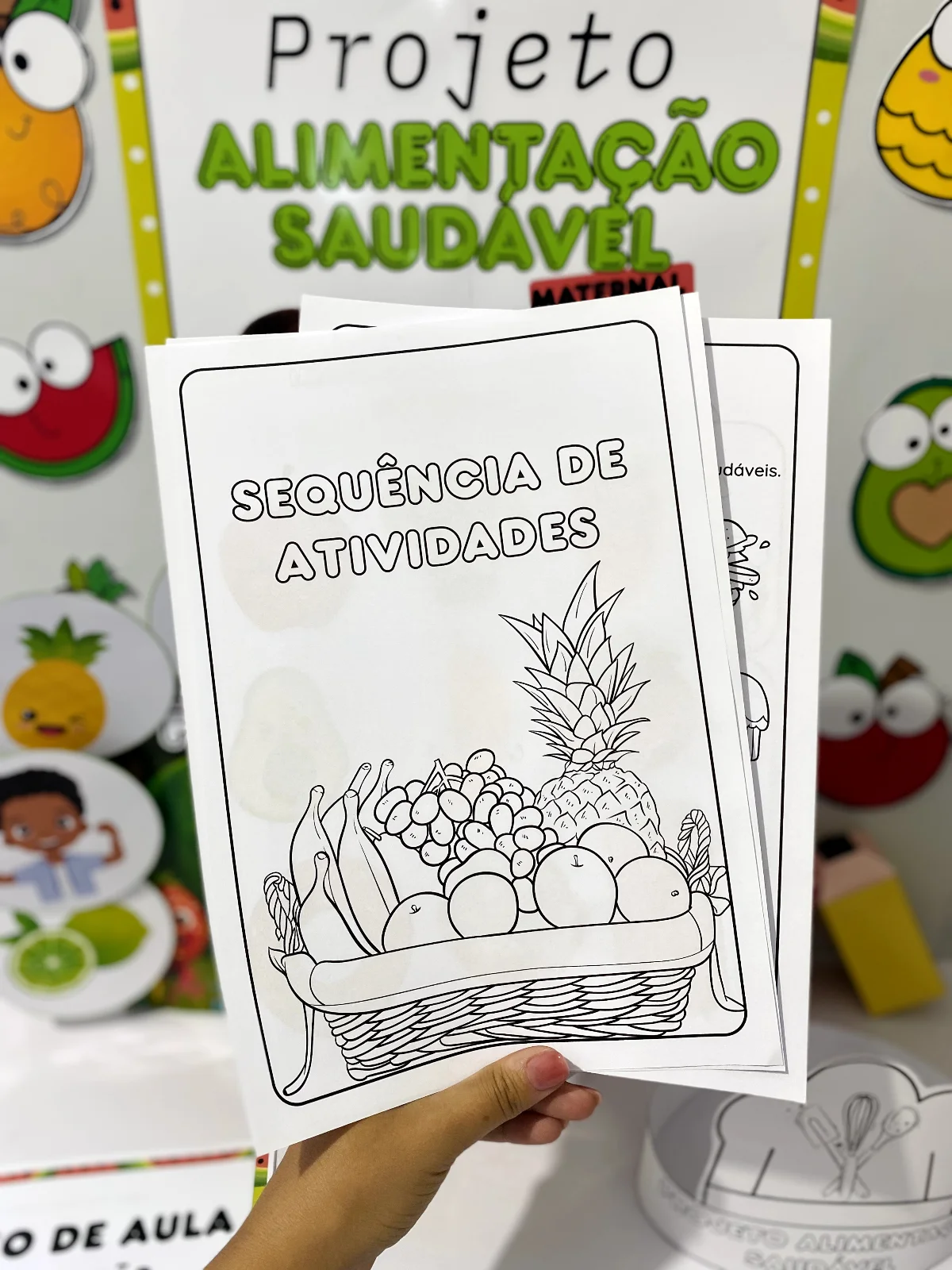 Projeto Alimentação Saudável Maternal | Atividades Educação Infantil — amostra 5: Um material completo para trabalhar de…